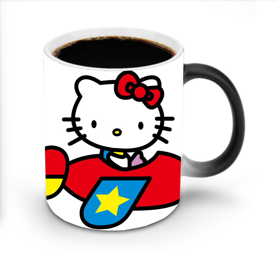 （画像用） Hello Kitty ハローキティ 温度変色マグカップ