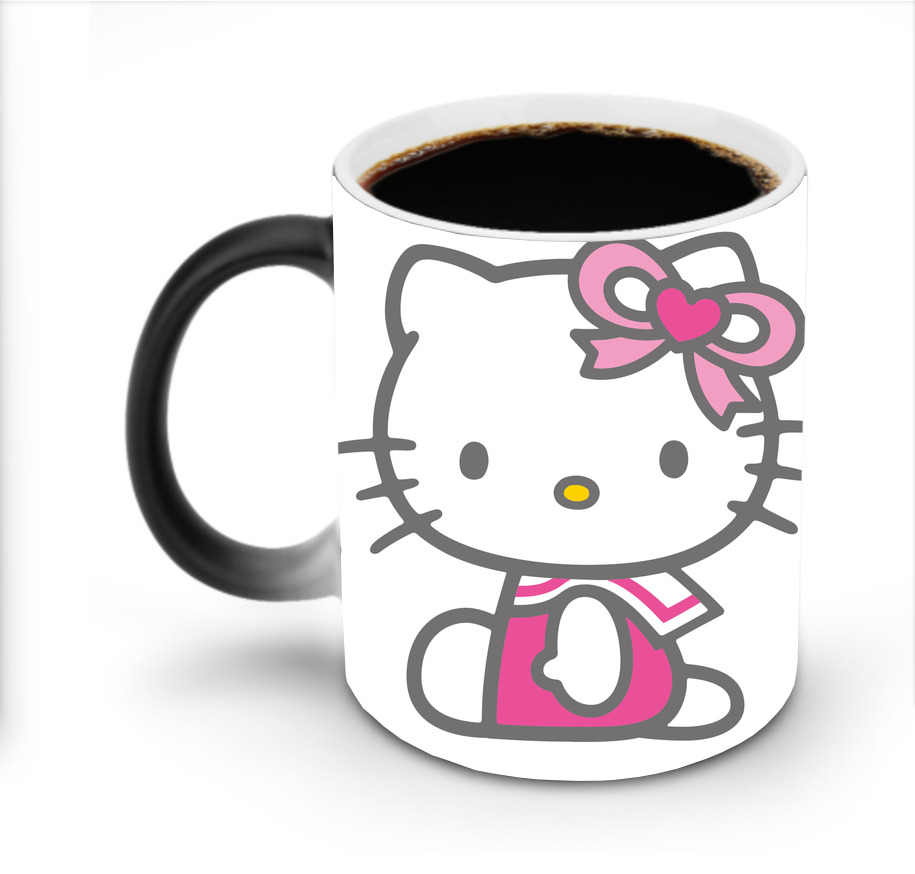 （画像用） Hello Kitty ハローキティ 温度変色マグカップ