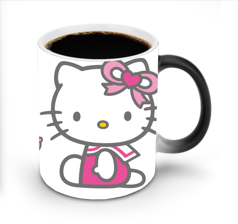 （画像用） Hello Kitty ハローキティ 温度変色マグカップ