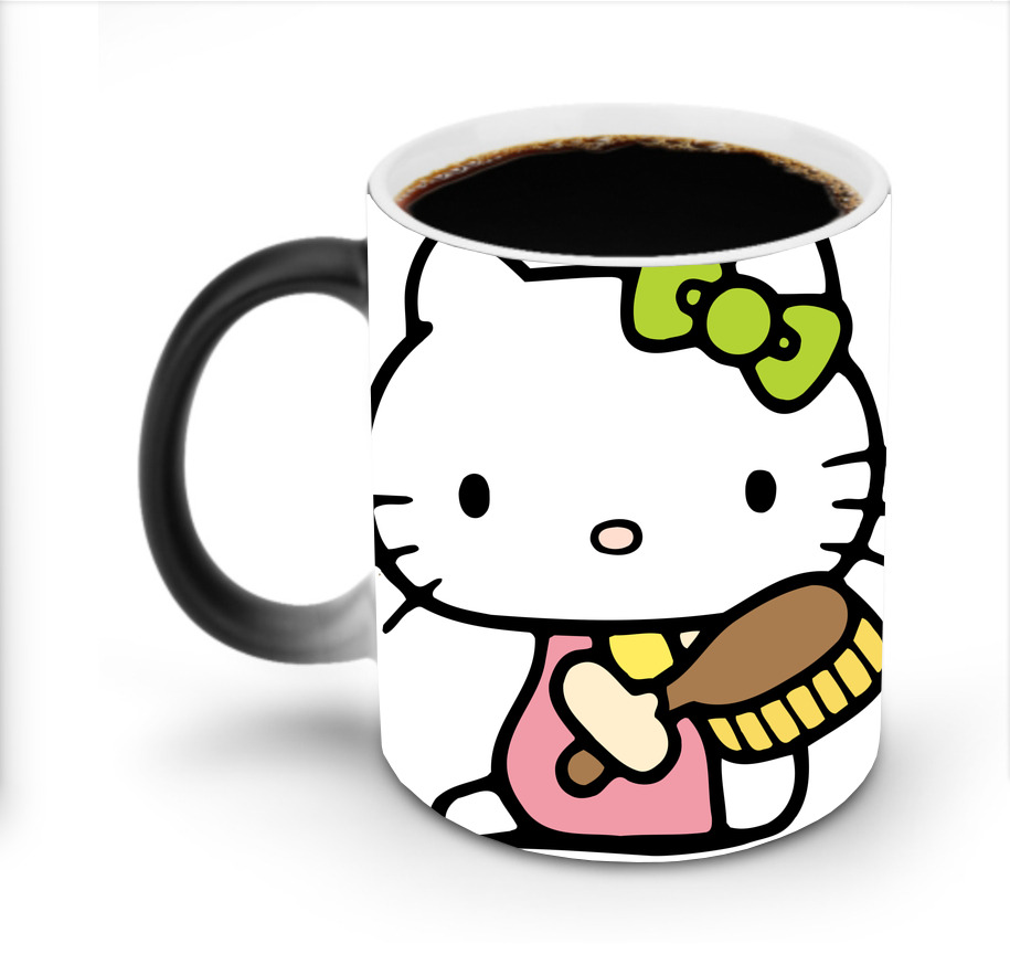 （画像用） Hello Kitty ハローキティ 温度変色マグカップ