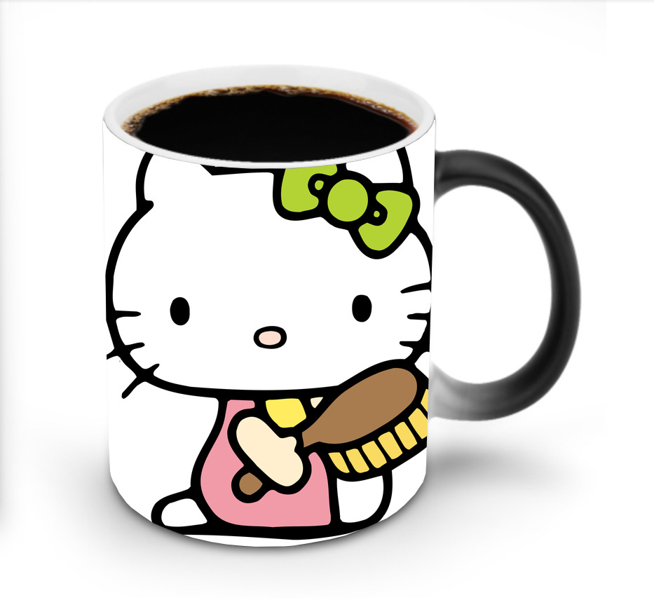 （画像用） Hello Kitty ハローキティ 温度変色マグカップ