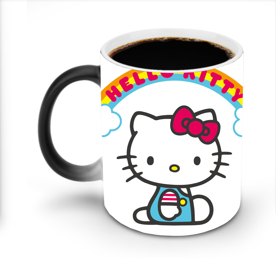 （画像用） Hello Kitty ハローキティ 温度変色マグカップ