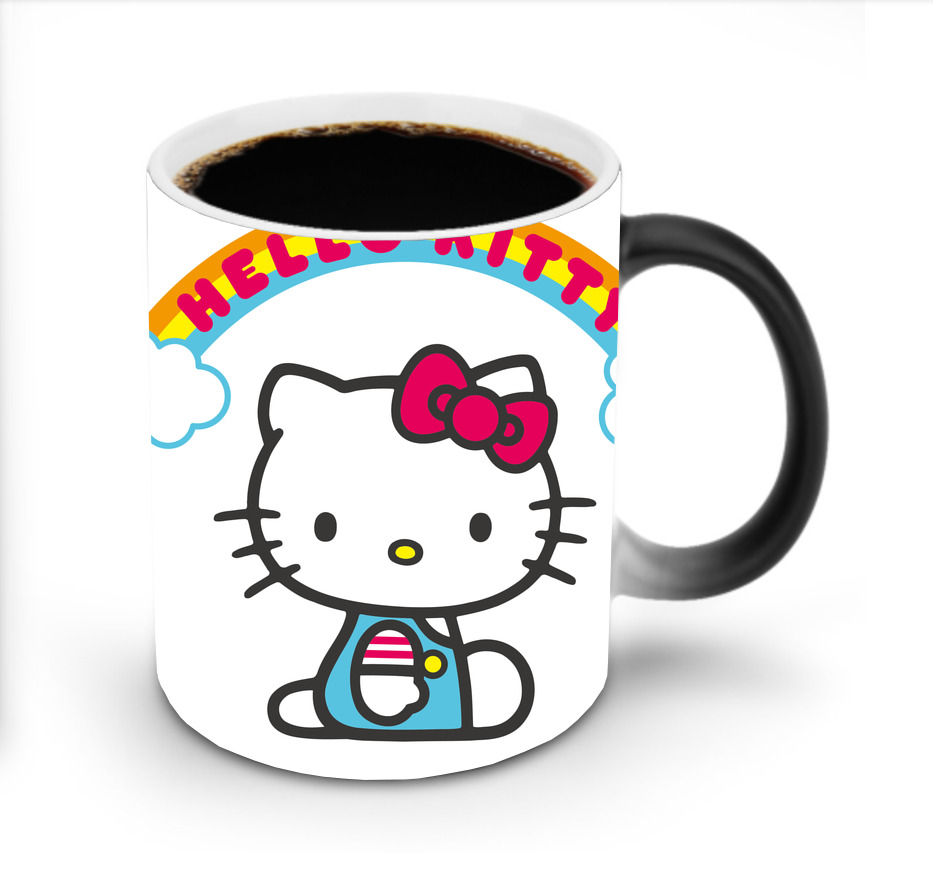 （画像用） Hello Kitty ハローキティ 温度変色マグカップ