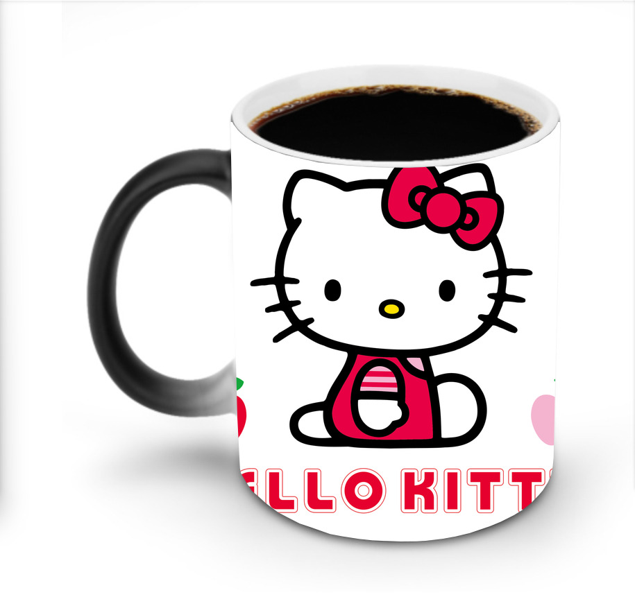 （画像用） Hello Kitty ハローキティ 温度変色マグカップ