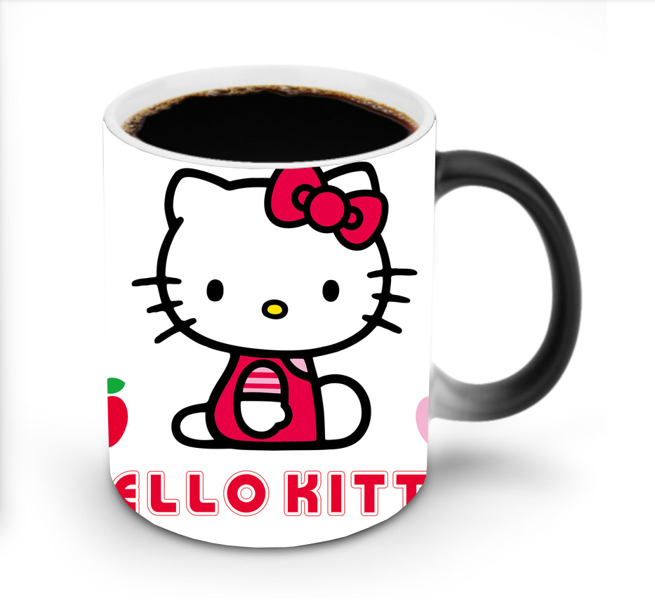 （画像用） Hello Kitty ハローキティ 温度変色マグカップ