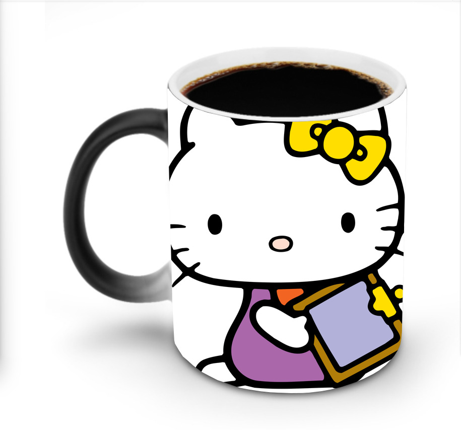 （画像用） Hello Kitty ハローキティ 温度変色マグカップ