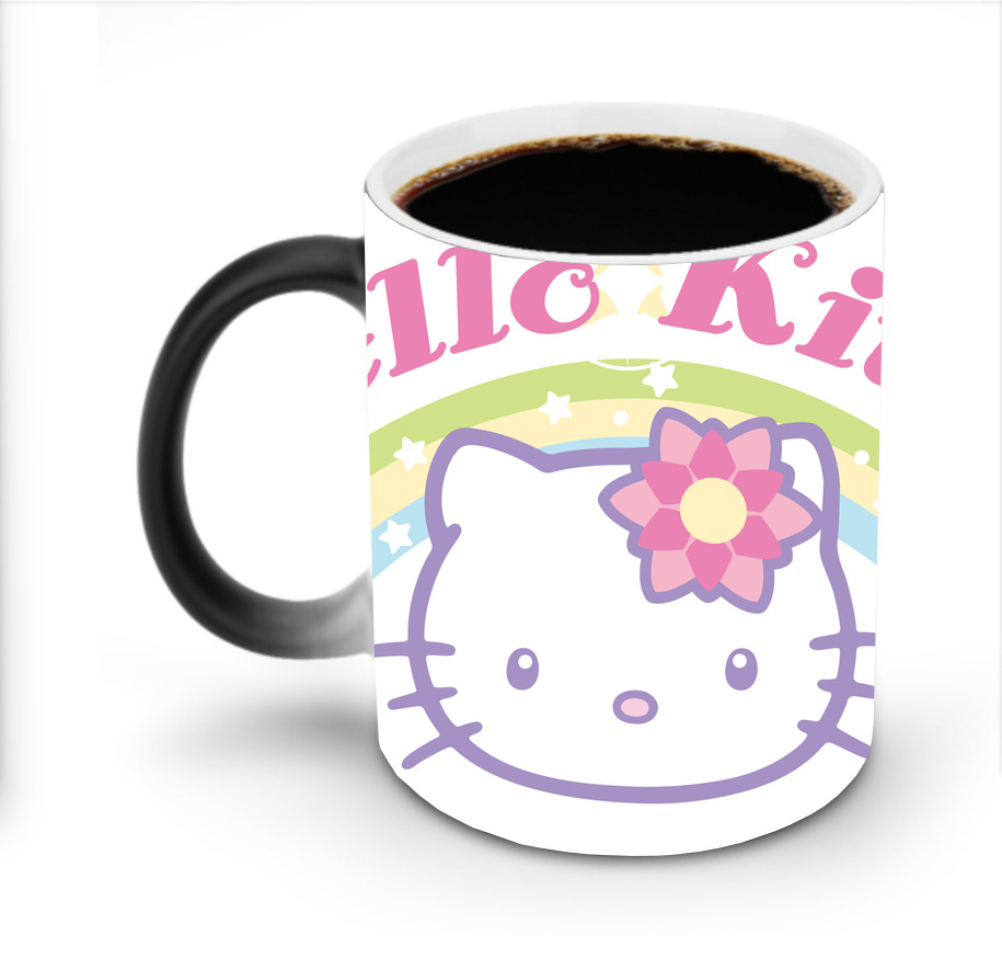 （画像用） Hello Kitty ハローキティ 温度変色マグカップ
