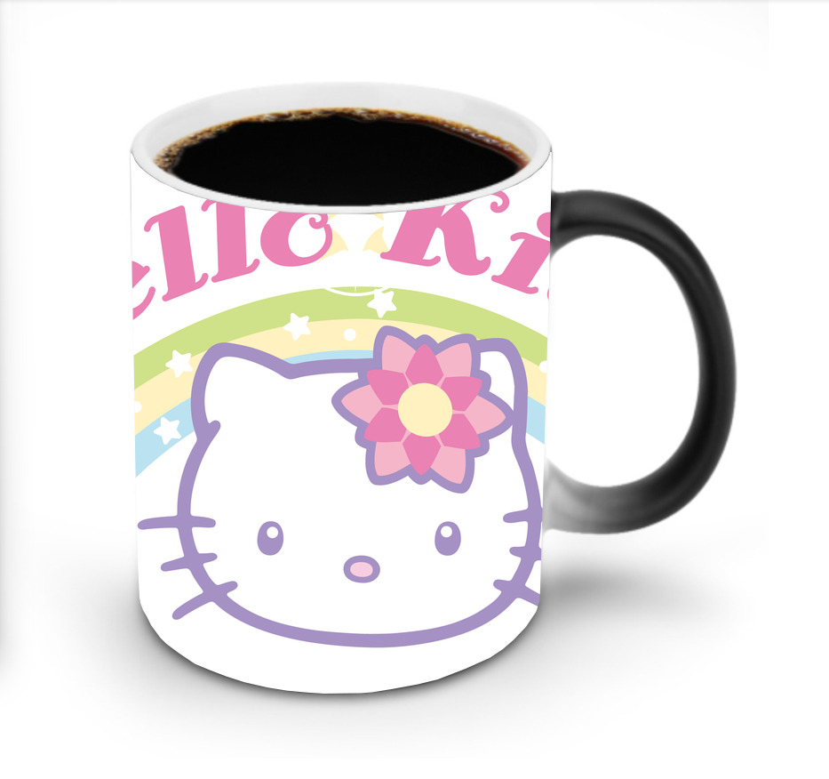 （画像用） Hello Kitty ハローキティ 温度変色マグカップ