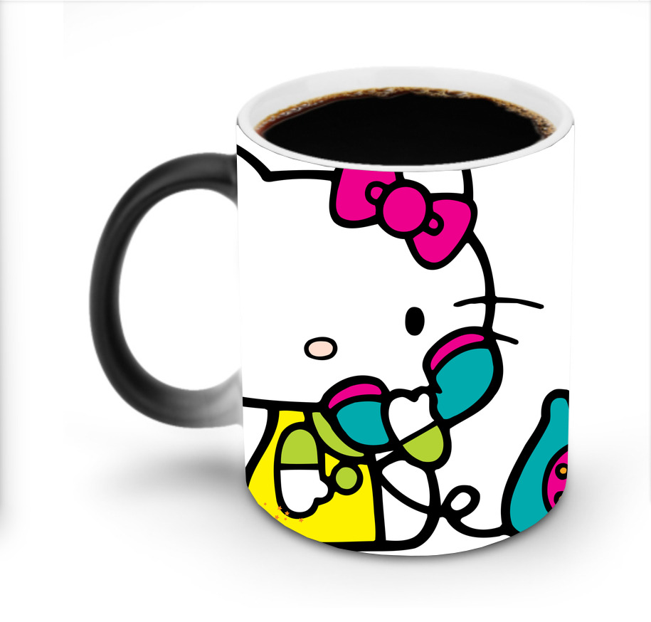 （画像用） Hello Kitty ハローキティ 温度変色マグカップ