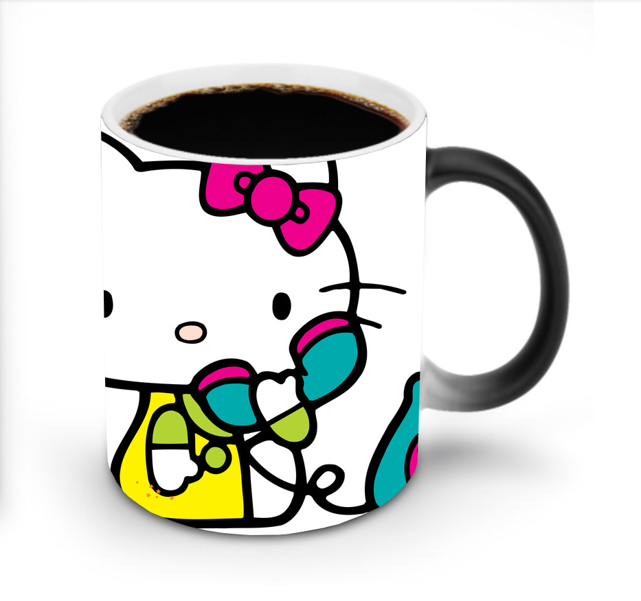 （画像用） Hello Kitty ハローキティ 温度変色マグカップ