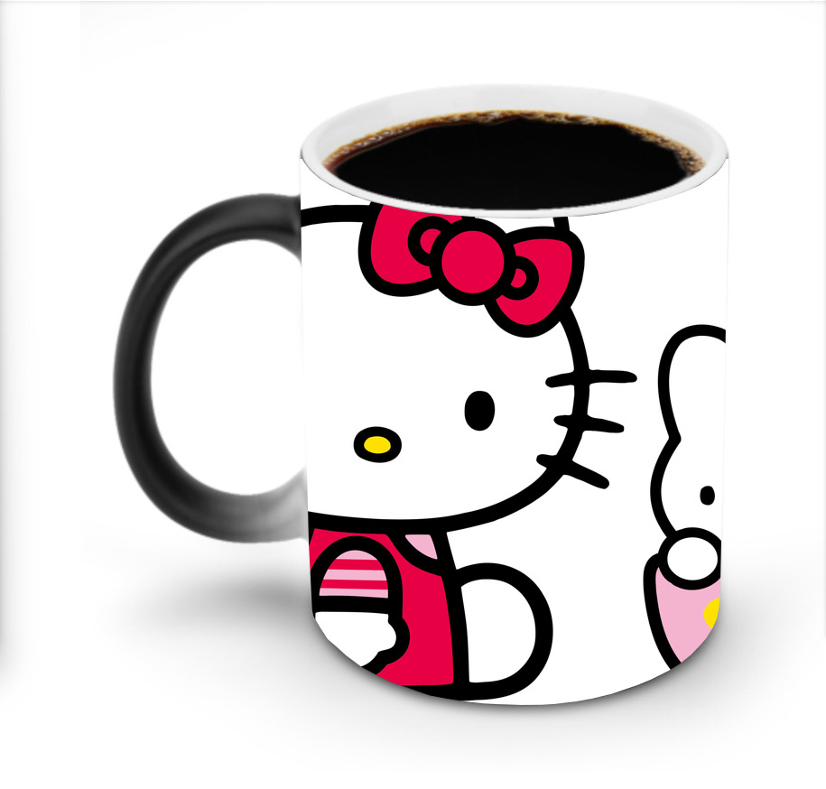 （画像用） Hello Kitty ハローキティ 温度変色マグカップ