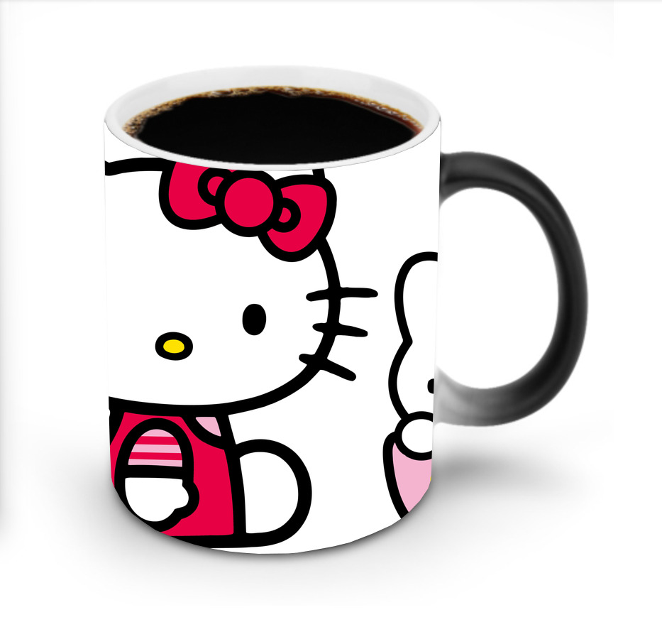 （画像用） Hello Kitty ハローキティ 温度変色マグカップ