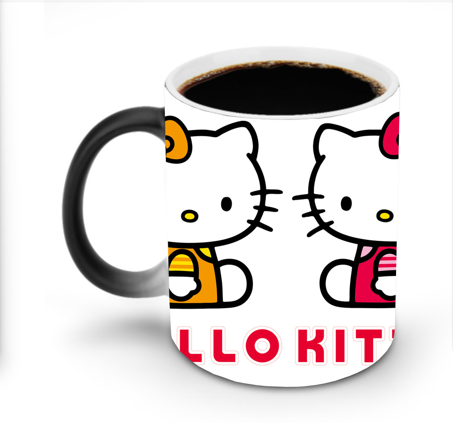 （画像用） Hello Kitty ハローキティ 温度変色マグカップ