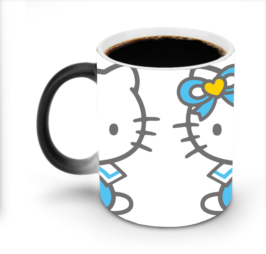（画像用） Hello Kitty ハローキティ 温度変色マグカップ