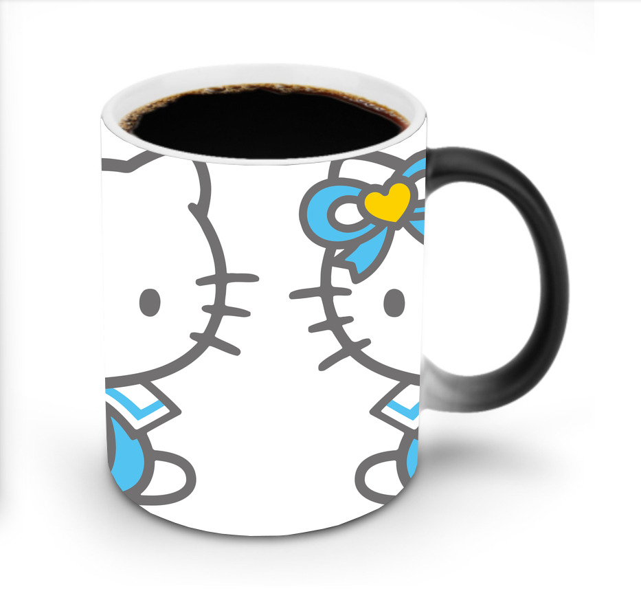 （画像用） Hello Kitty ハローキティ 温度変色マグカップ
