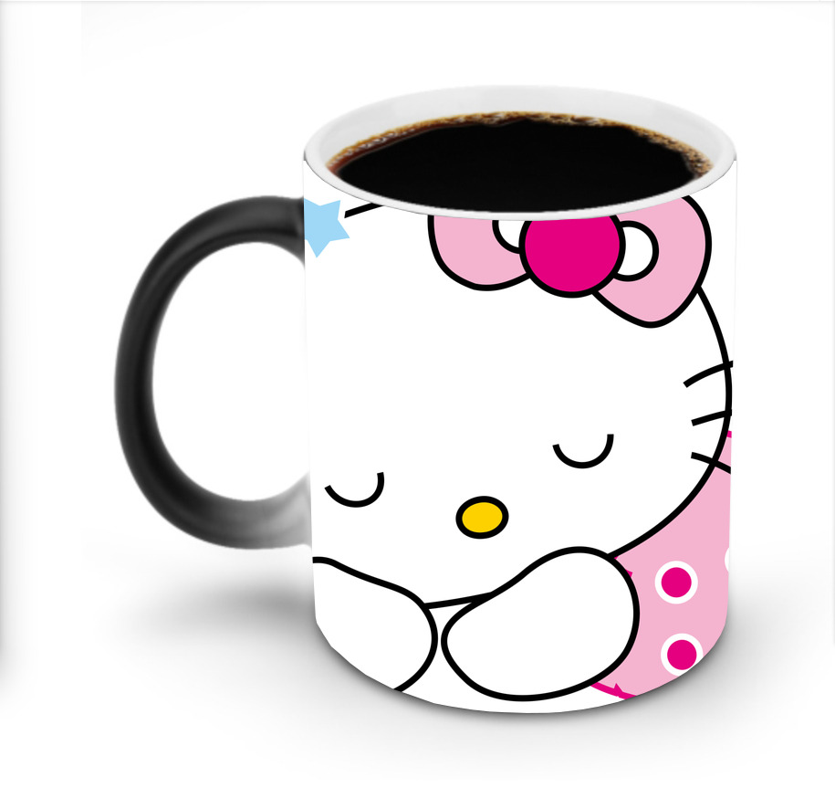 （画像用） Hello Kitty ハローキティ 温度変色マグカップ
