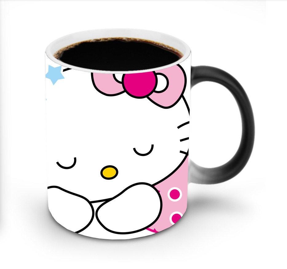 （画像用） Hello Kitty ハローキティ 温度変色マグカップ