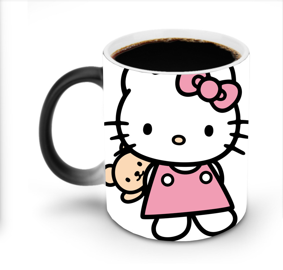 （画像用） Hello Kitty ハローキティ 温度変色マグカップ
