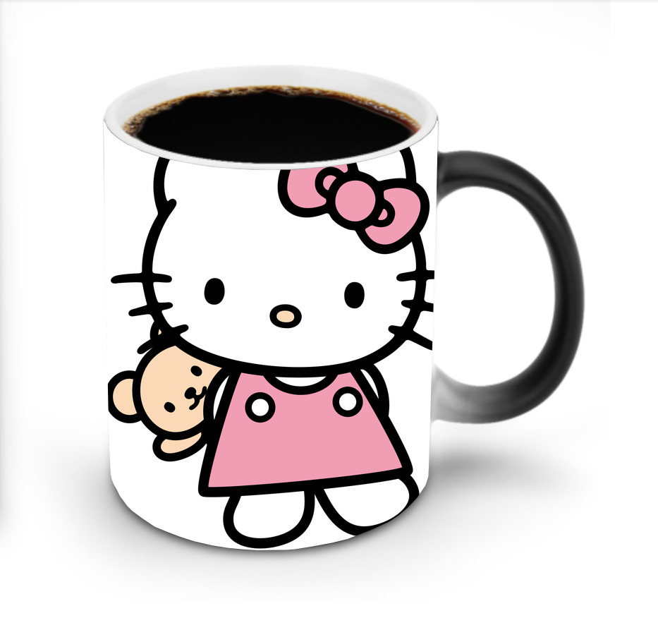 （画像用） Hello Kitty ハローキティ 温度変色マグカップ