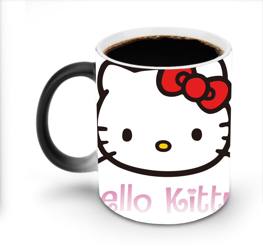 （画像用） Hello Kitty ハローキティ 温度変色マグカップ