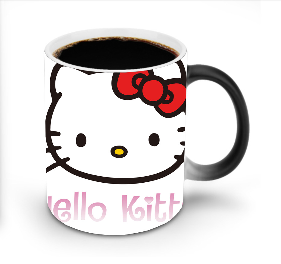（画像用） Hello Kitty ハローキティ 温度変色マグカップ