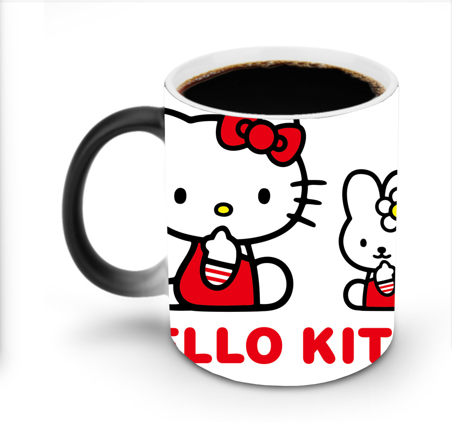 （画像用） Hello Kitty ハローキティ 温度変色マグカップ