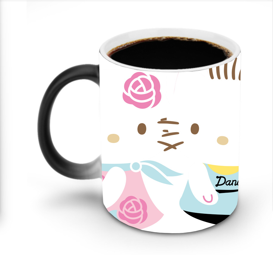 （画像用） Hello Kitty ハローキティ 温度変色マグカップ