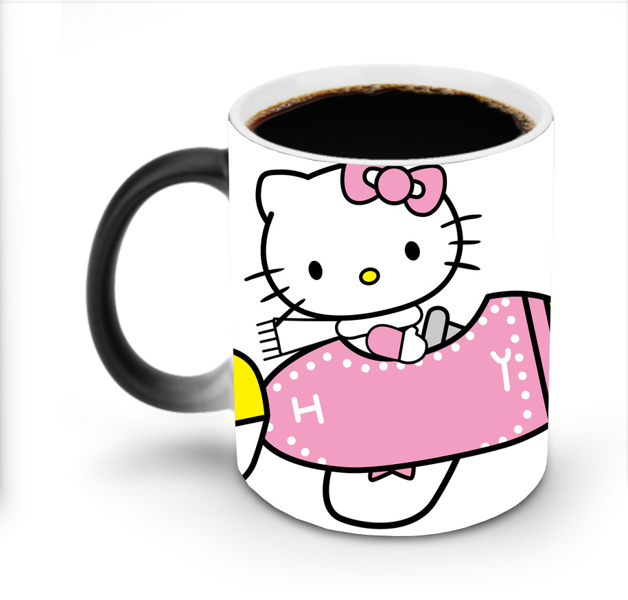 （画像用） Hello Kitty ハローキティ 温度変色マグカップ