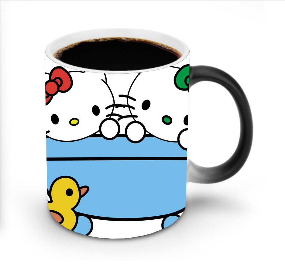 （画像用） Hello Kitty ハローキティ 温度変色マグカップ