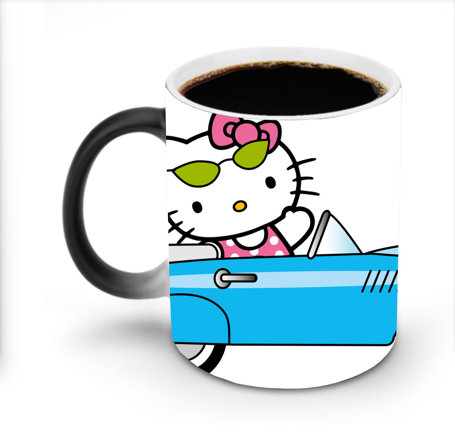 （画像用） Hello Kitty ハローキティ 温度変色マグカップ