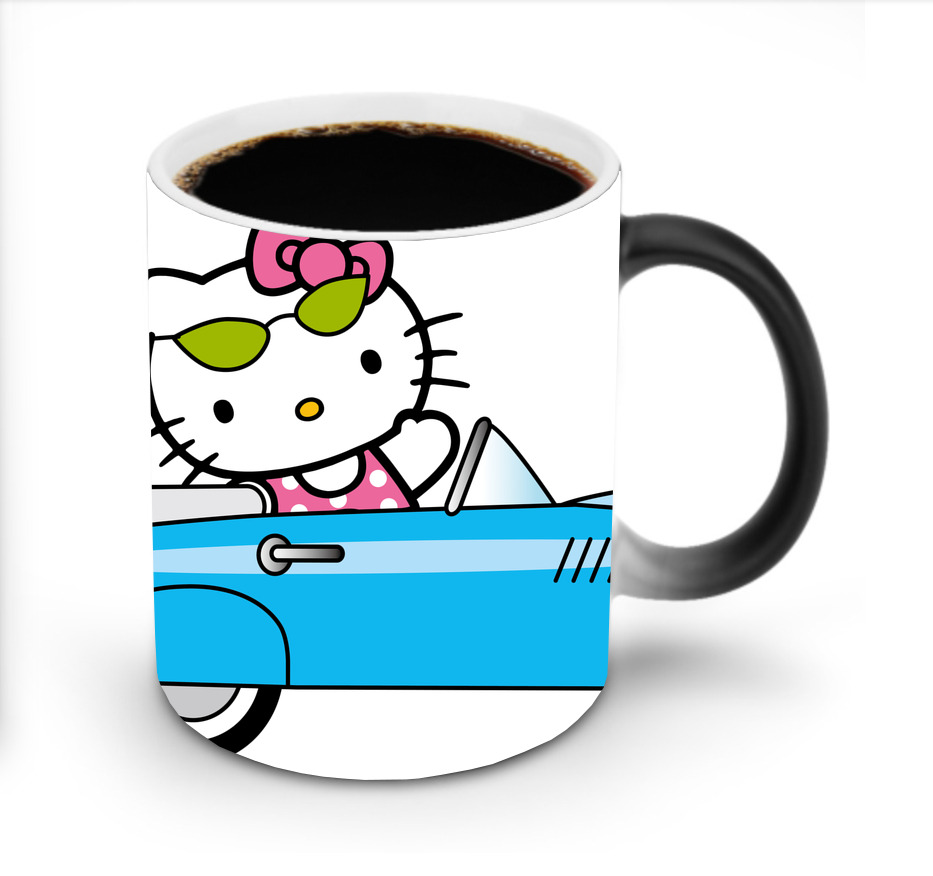 （画像用） Hello Kitty ハローキティ 温度変色マグカップ