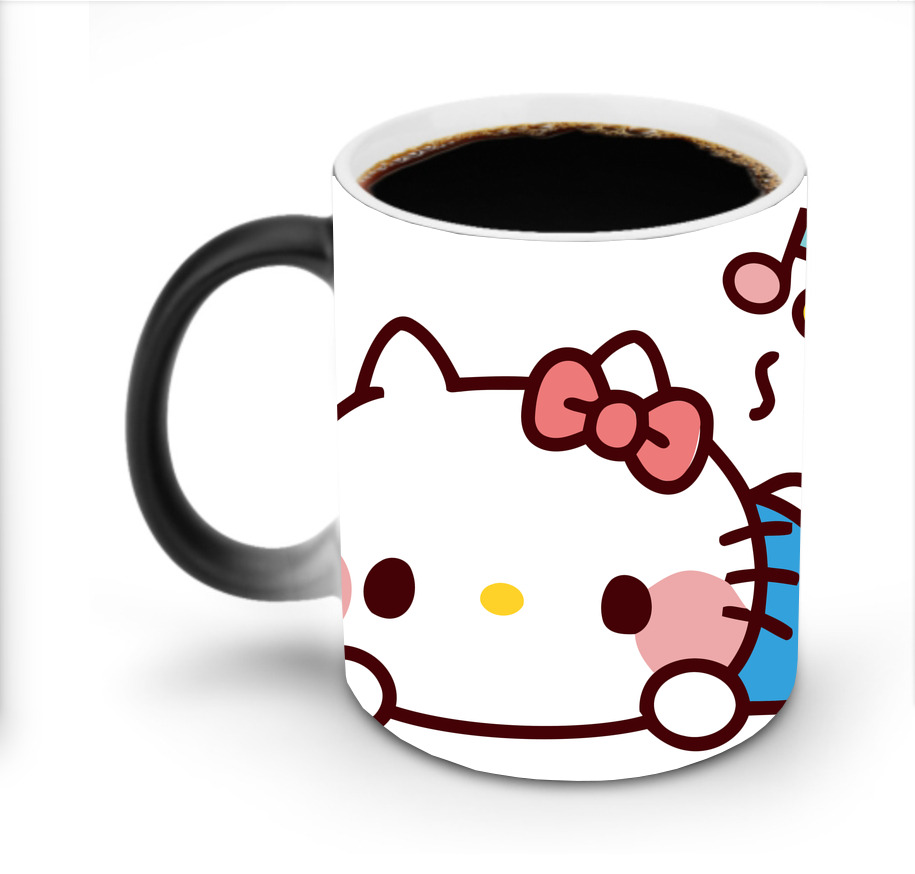 （画像用） Hello Kitty ハローキティ 温度変色マグカップ
