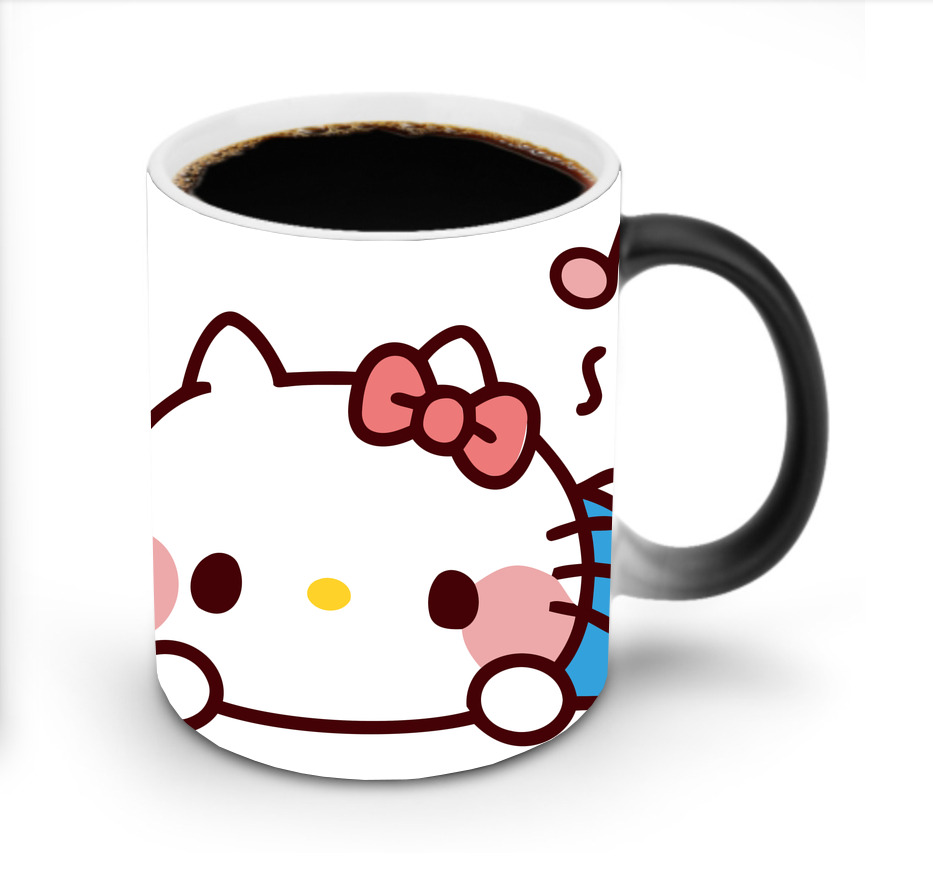 （画像用） Hello Kitty ハローキティ 温度変色マグカップ