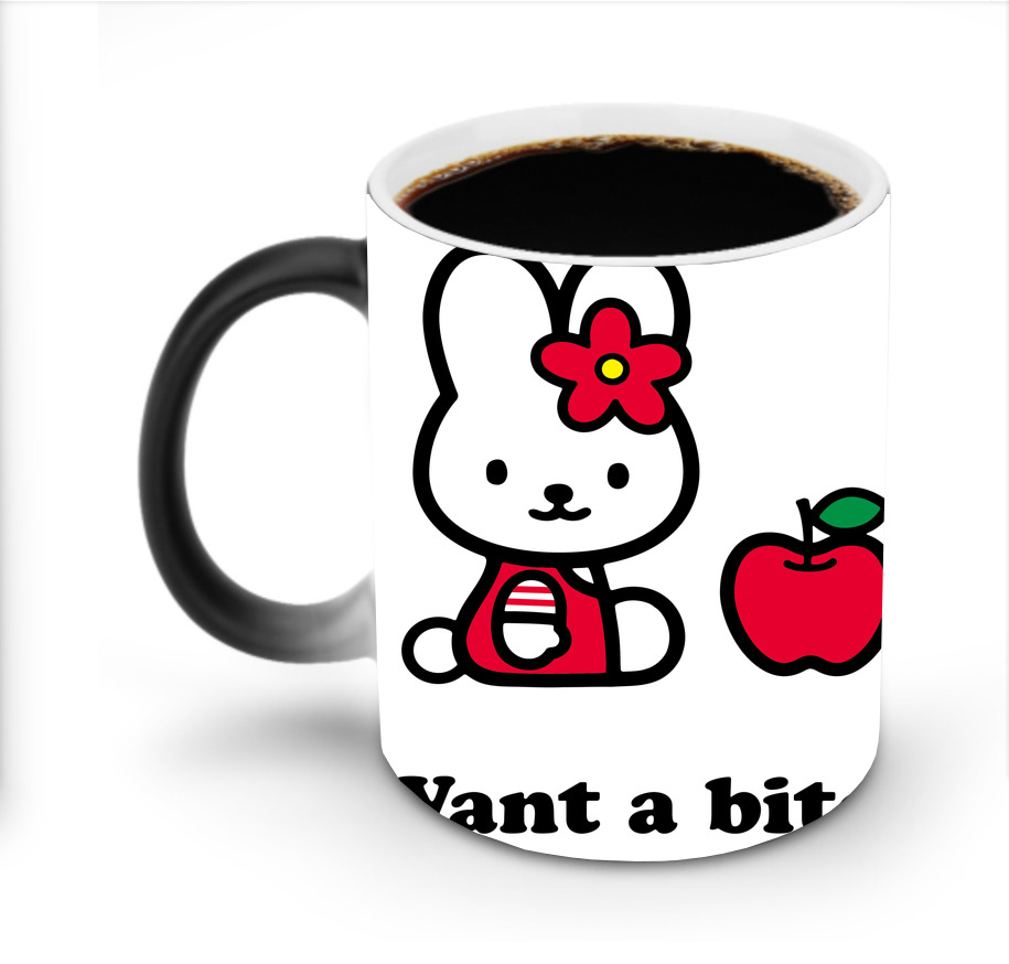（画像用） Hello Kitty ハローキティ 温度変色マグカップ