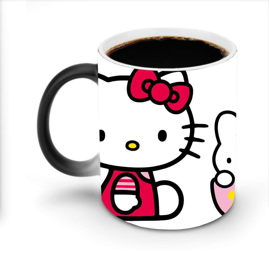 （画像用） Hello Kitty ハローキティ 温度変色マグカップ