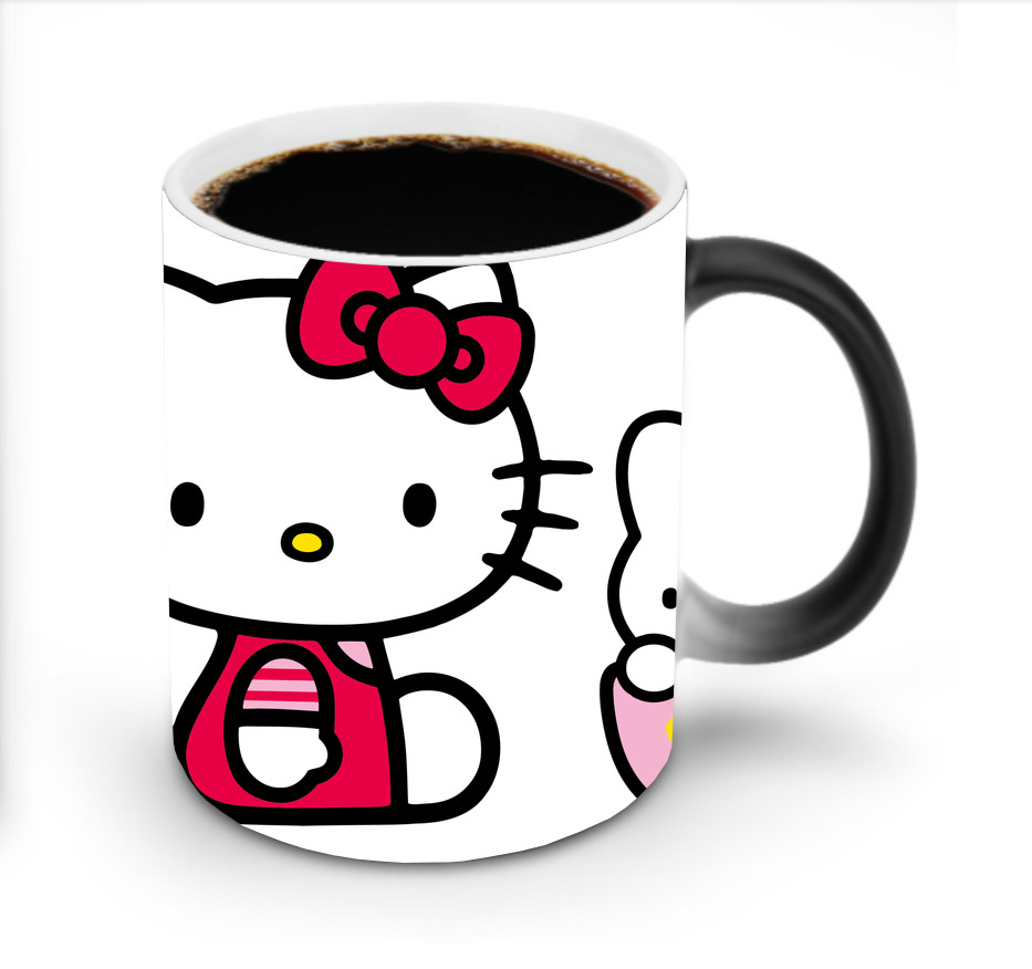 （画像用） Hello Kitty ハローキティ 温度変色マグカップ