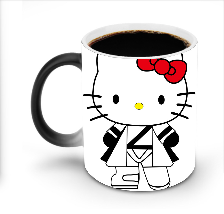 （画像用） Hello Kitty ハローキティ 温度変色マグカップ