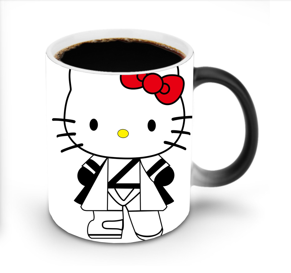 （画像用） Hello Kitty ハローキティ 温度変色マグカップ