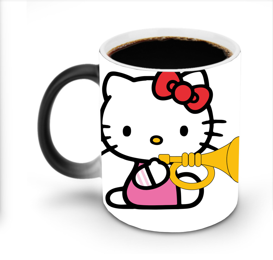 （画像用） Hello Kitty ハローキティ 温度変色マグカップ