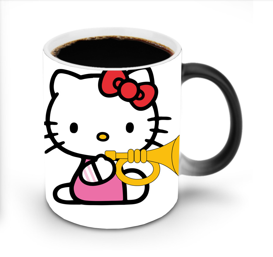 （画像用） Hello Kitty ハローキティ 温度変色マグカップ