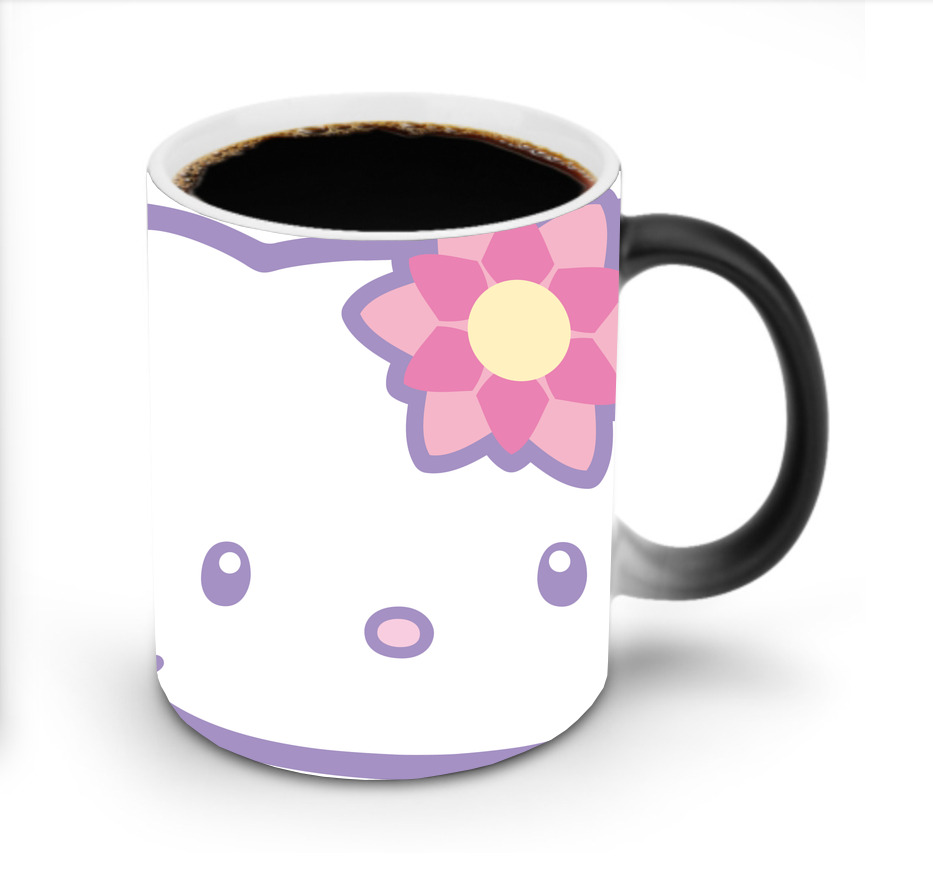 （画像用） Hello Kitty ハローキティ 温度変色マグカップ