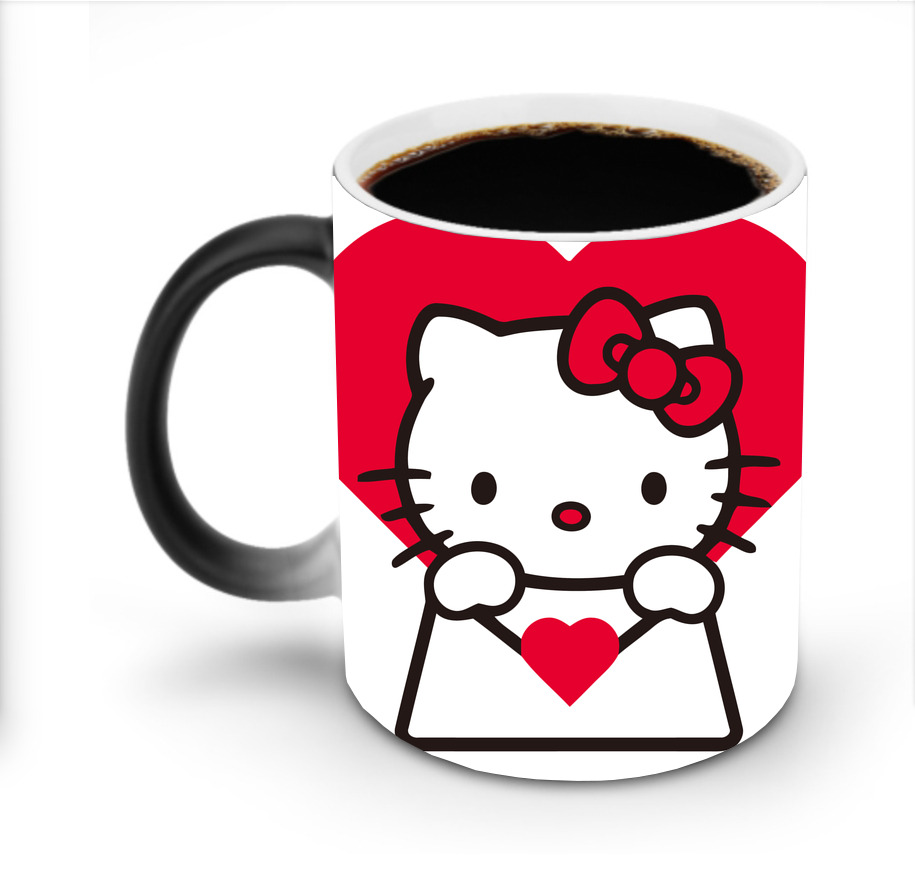 （画像用） Hello Kitty ハローキティ 温度変色マグカップ