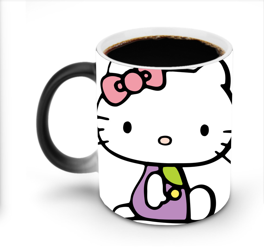 （画像用） Hello Kitty ハローキティ 温度変色マグカップ