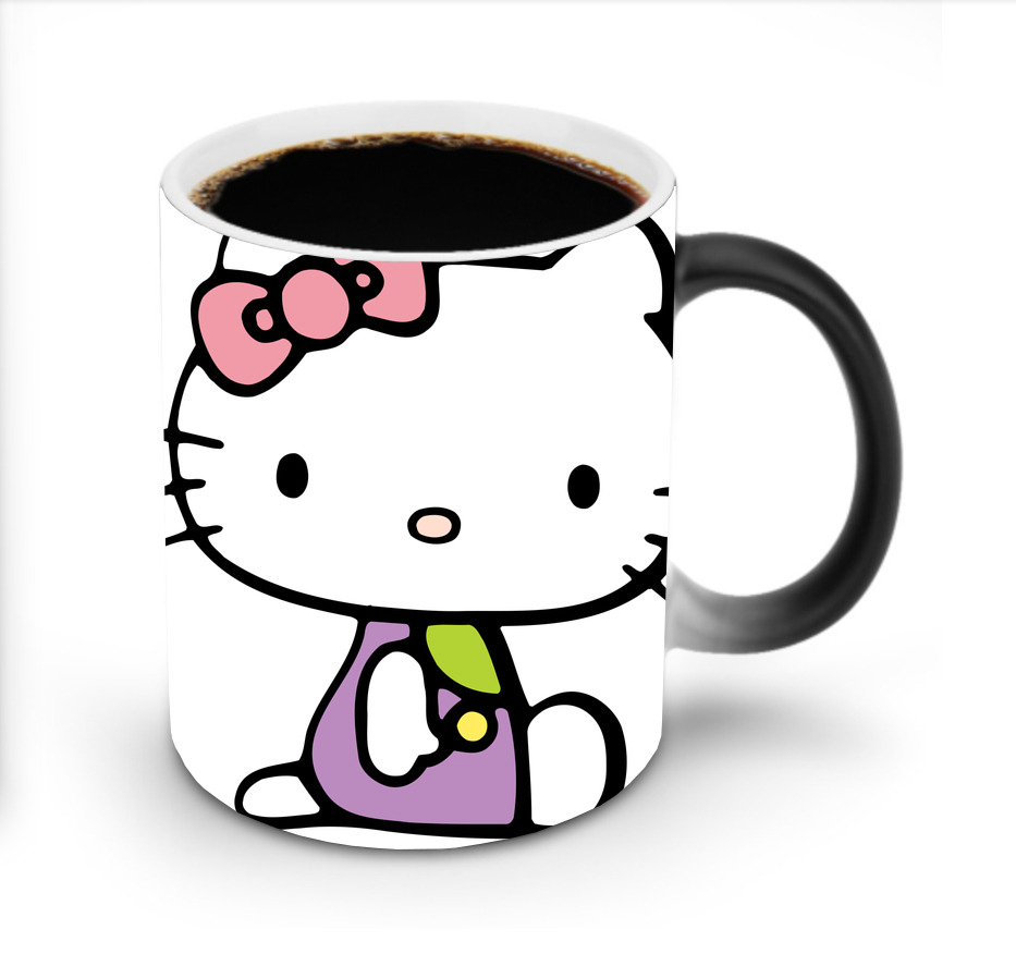 （画像用） Hello Kitty ハローキティ 温度変色マグカップ