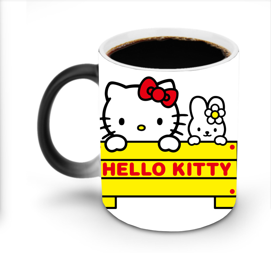 （画像用） Hello Kitty ハローキティ 温度変色マグカップ