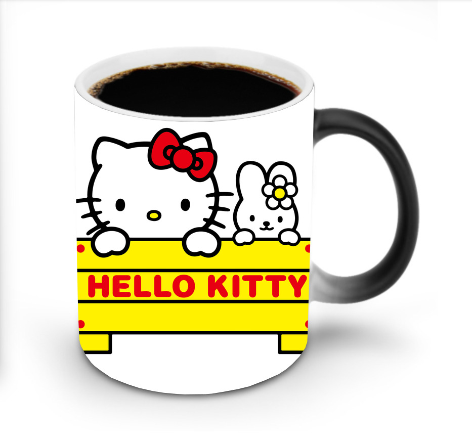 （画像用） Hello Kitty ハローキティ 温度変色マグカップ