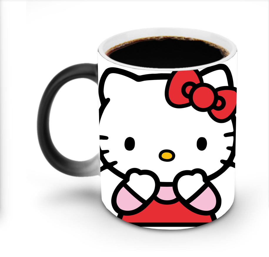 （画像用） Hello Kitty ハローキティ 温度変色マグカップ
