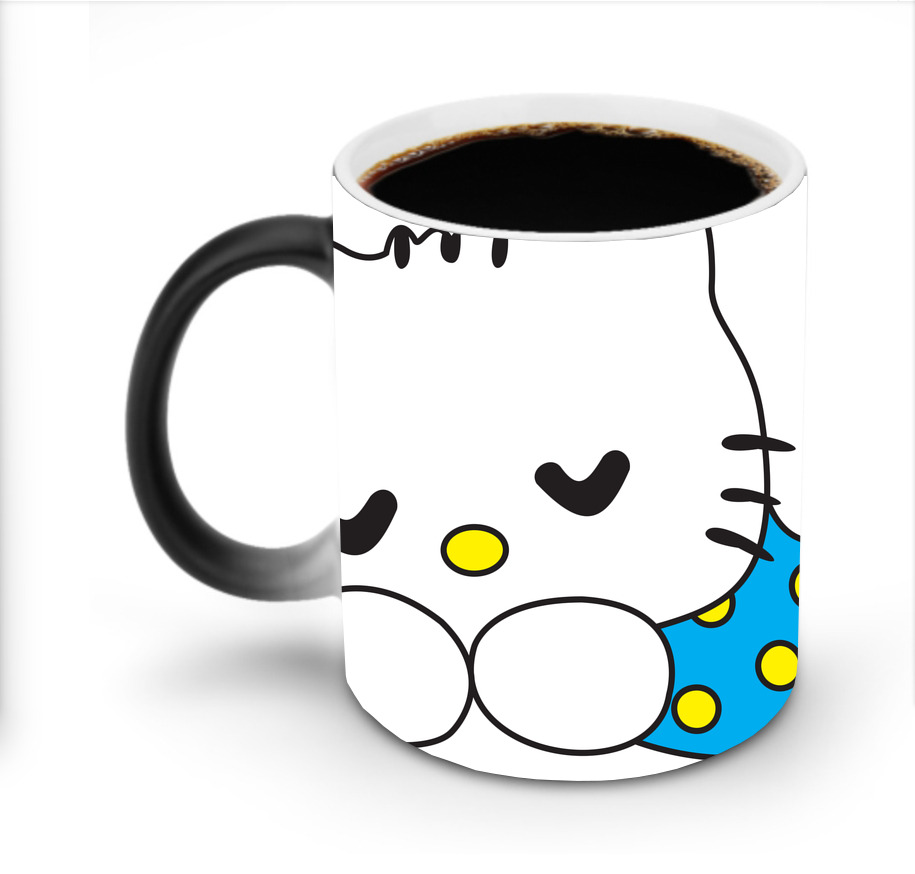 （画像用） Hello Kitty ハローキティ 温度変色マグカップ