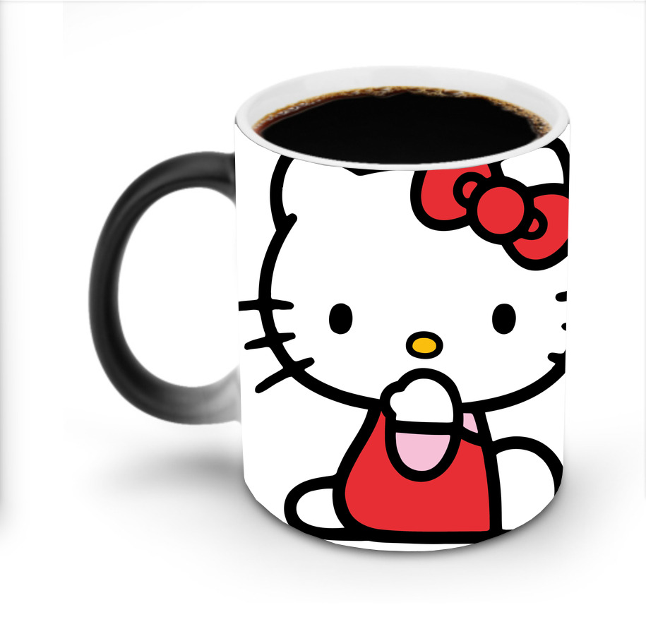 （画像用） Hello Kitty ハローキティ 温度変色マグカップ