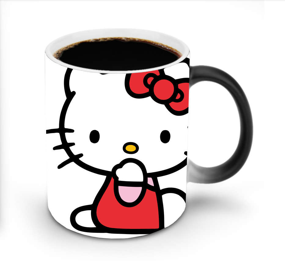 （画像用） Hello Kitty ハローキティ 温度変色マグカップ